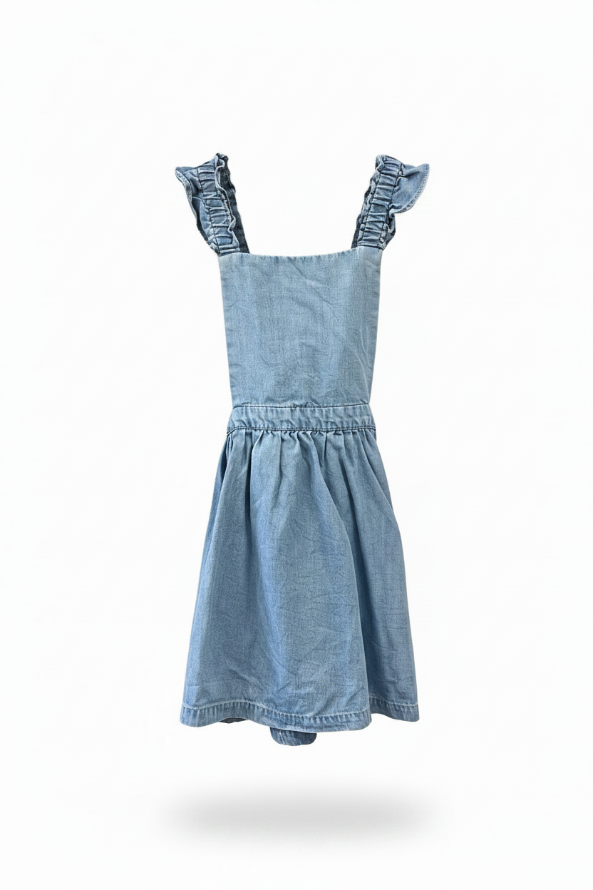 Denim Zara Pinafore, 4y