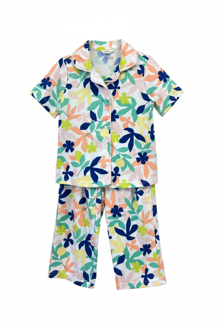Multi-Color Carters Pajamas, 7y