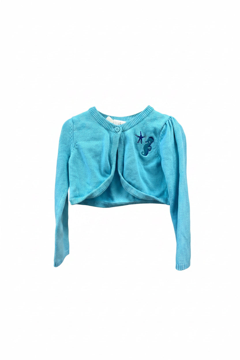 Teal Gymboree Cardigan, 5t