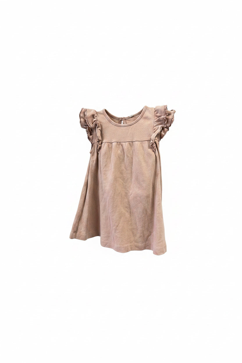 Beige Quincy Mae Dress, 18-24m