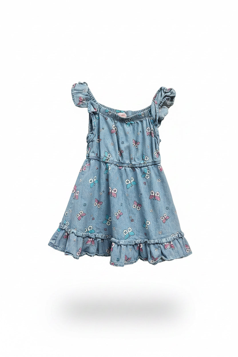 Denim Misc Dress, 4T