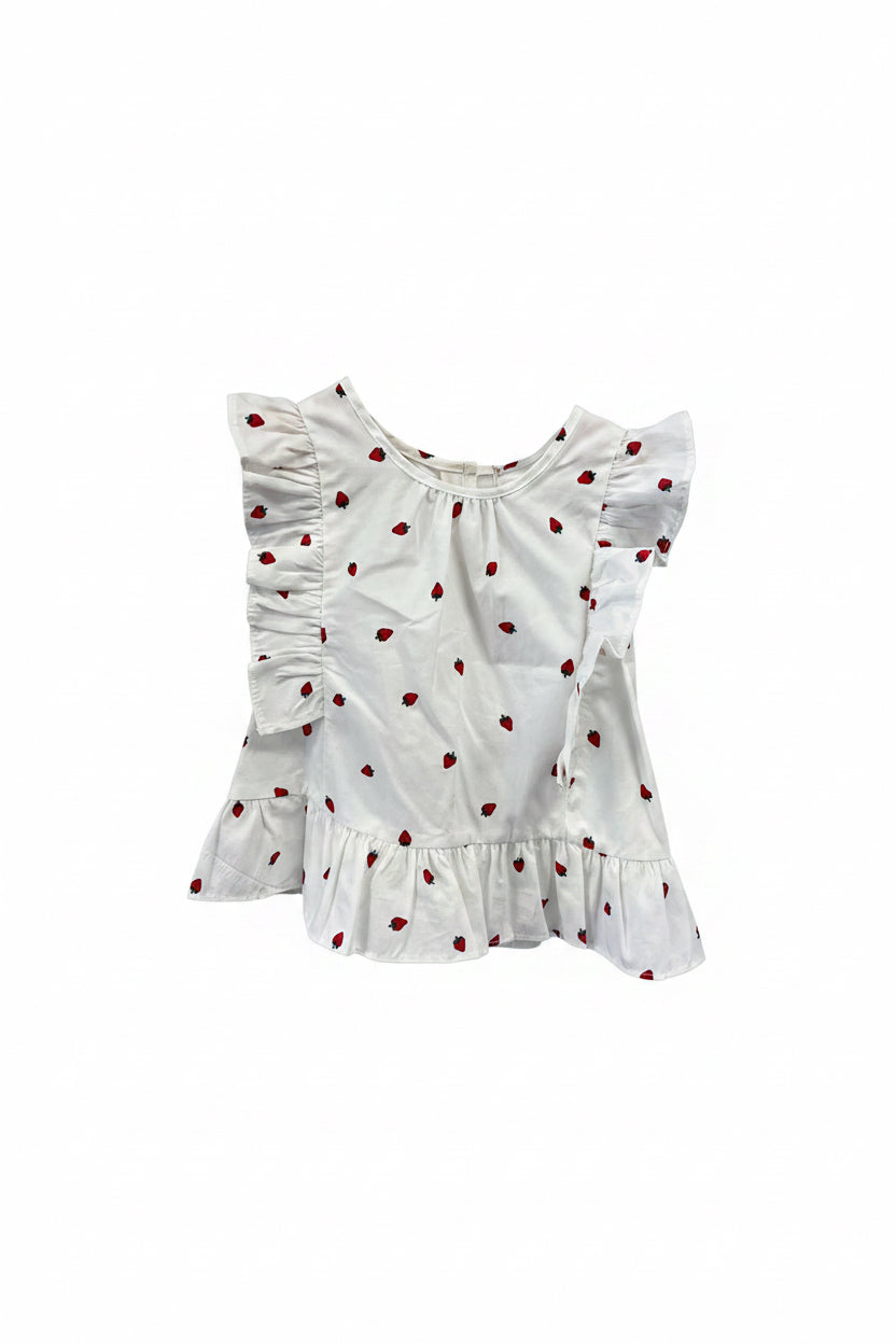 white Zara shirt, 2-3y