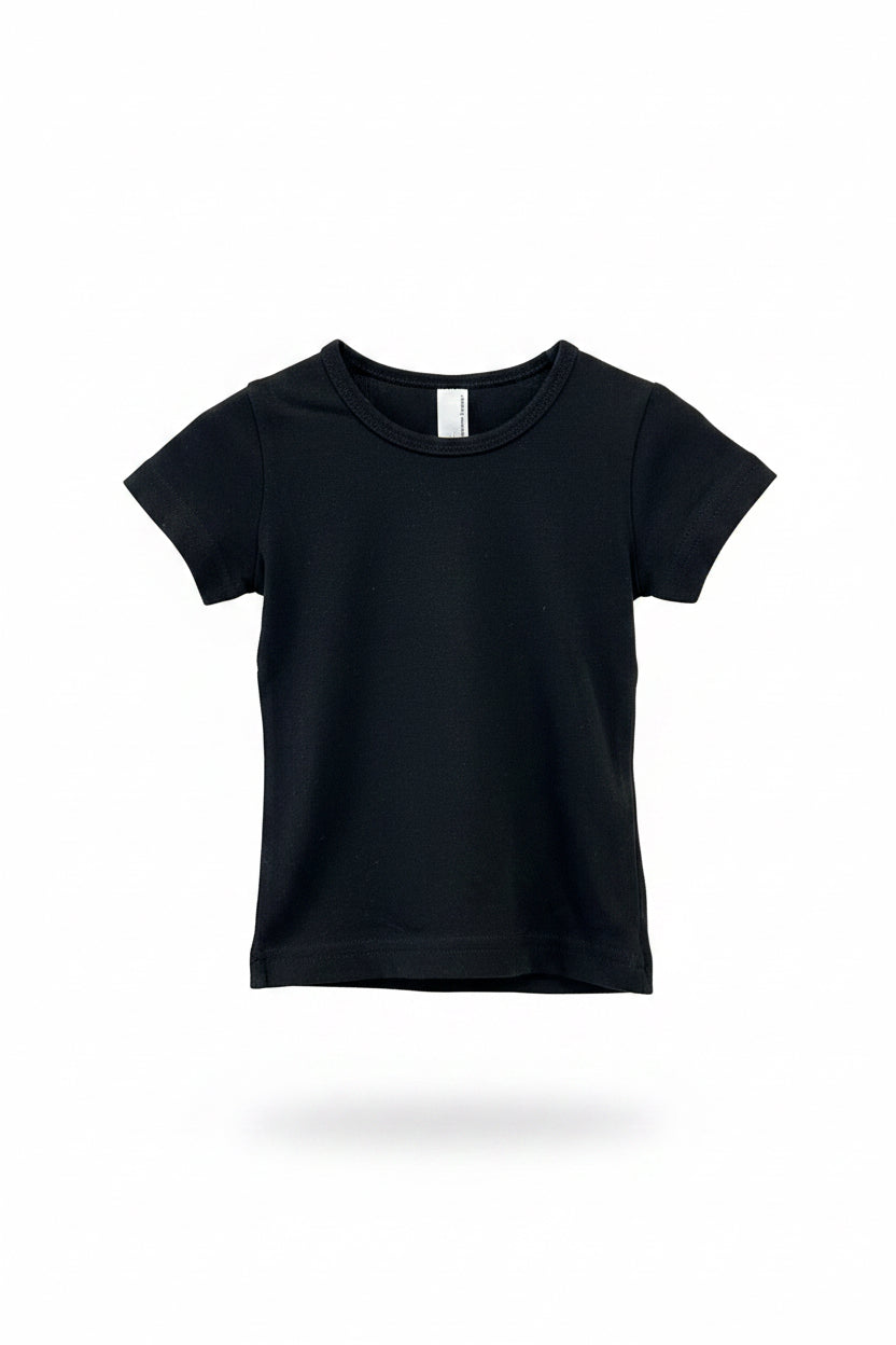 black American Apparel T-Shirt, 2y