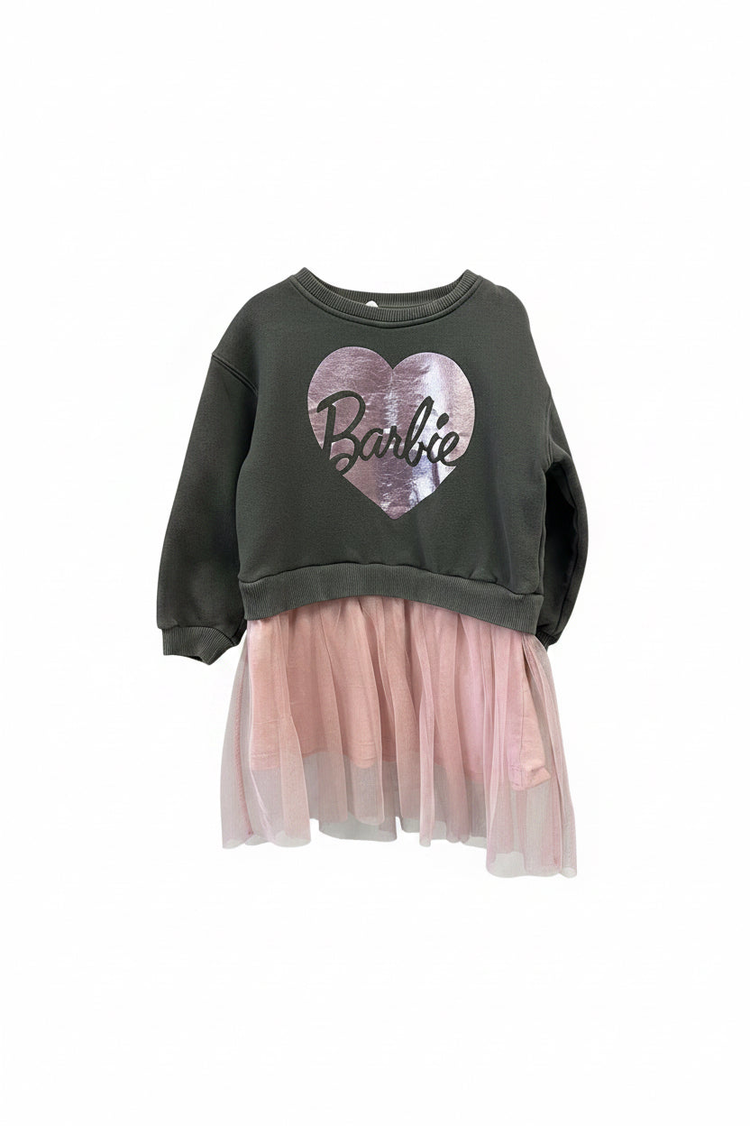 grey Zara Dress, 5-6y