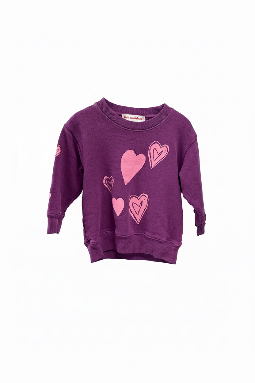 pink Kids Worldwide Sweatshirt, 6y