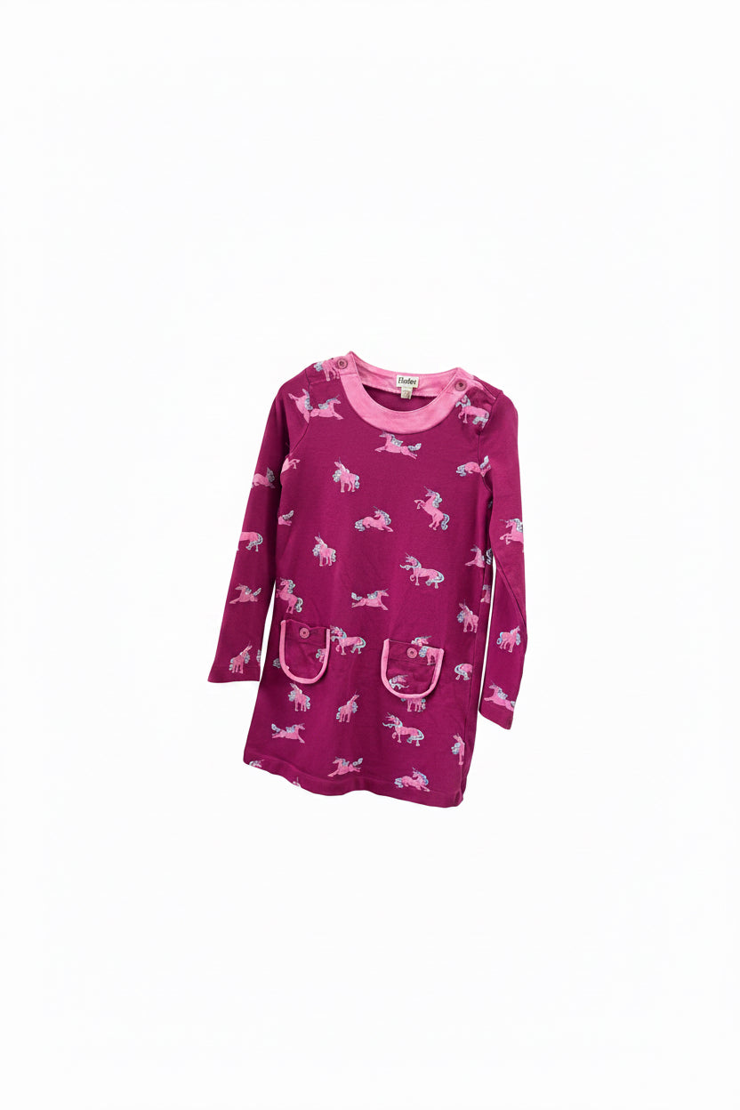pink Hatley Dress, 8y