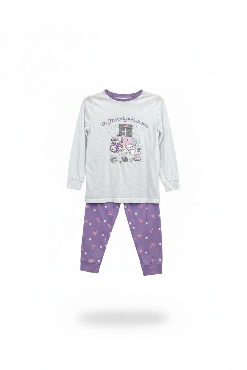Purple Misc Pajamas, 5-6y