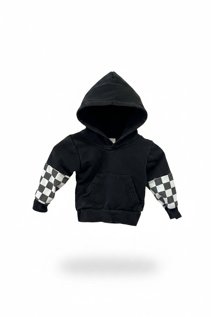 Black Ash & Ace Sweatshirt, 0-6m