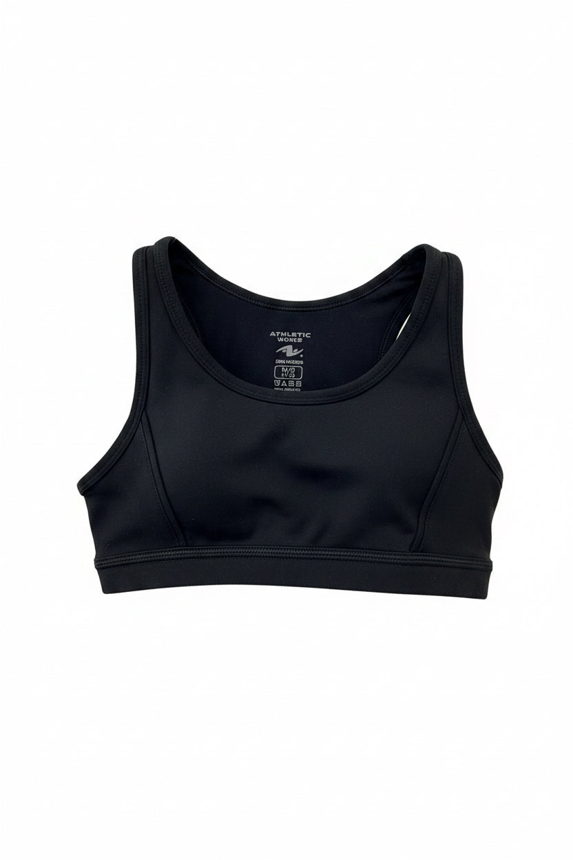 Black Misc Sports Bra, 7/8y