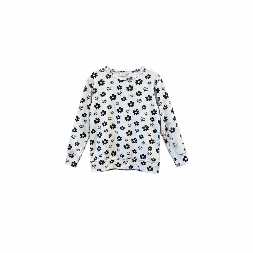 white Tiny Button Apparel T-Shirt, 4-5t