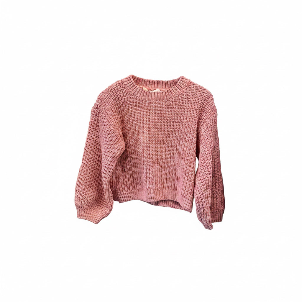 pink H&M Knit Sweater, 4-6y