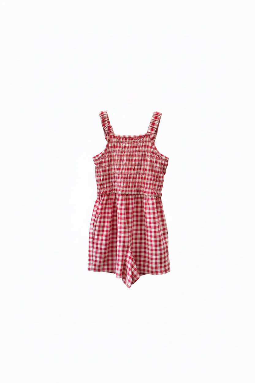 Checkered Old Navy Romper, 8y