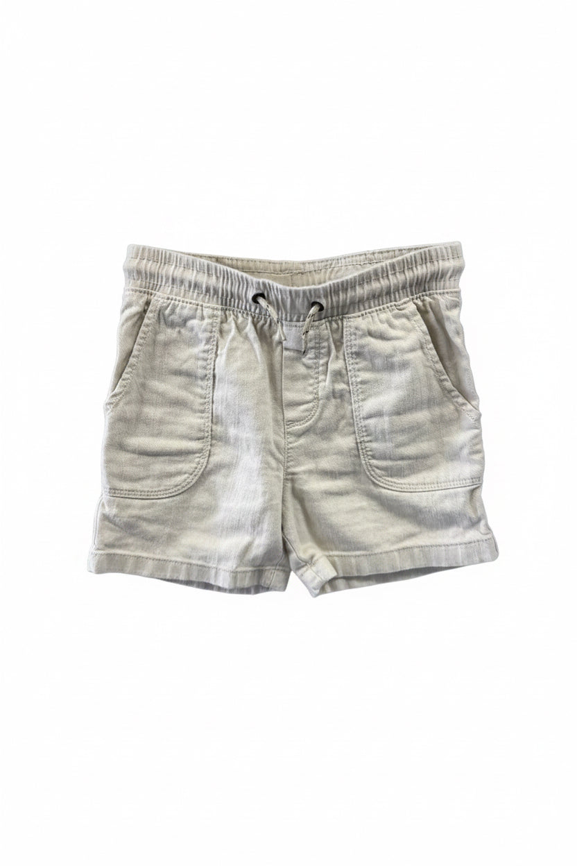 Beige Carters Shorts, 6y