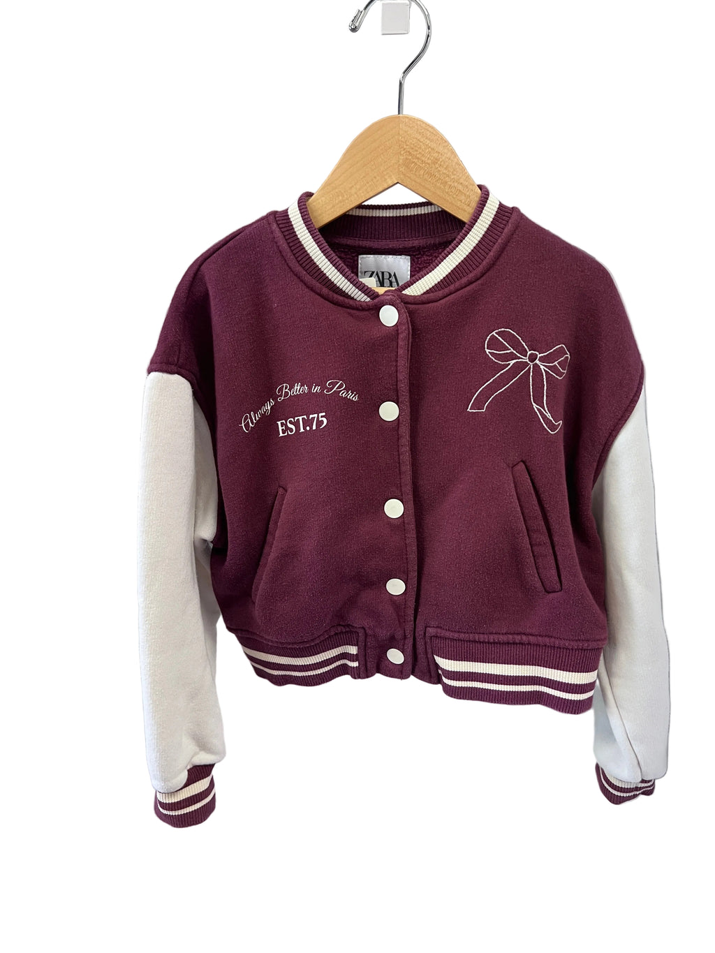 Burgundy Zara Outerwear, 8-9y