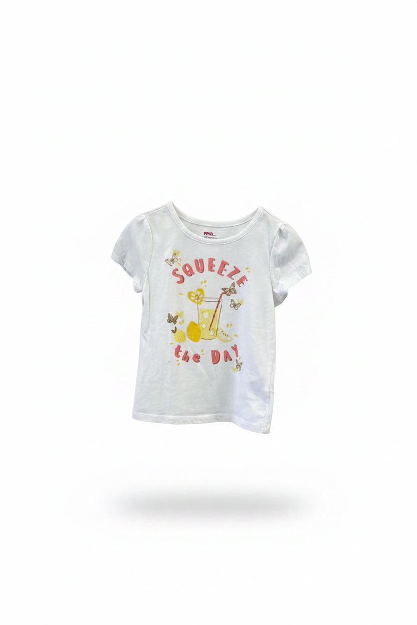 White Misc T-Shirt, 5y