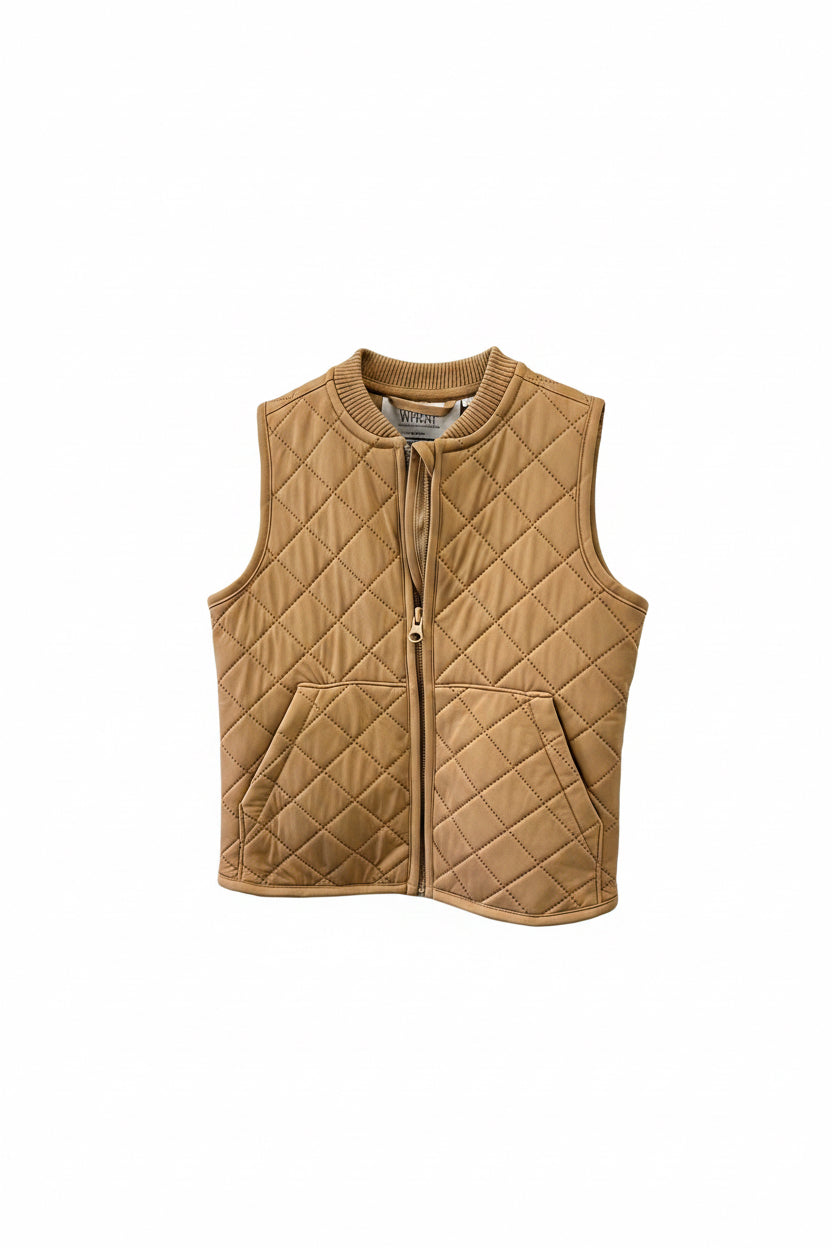 Caramel Wheat Kids Vest, 5y