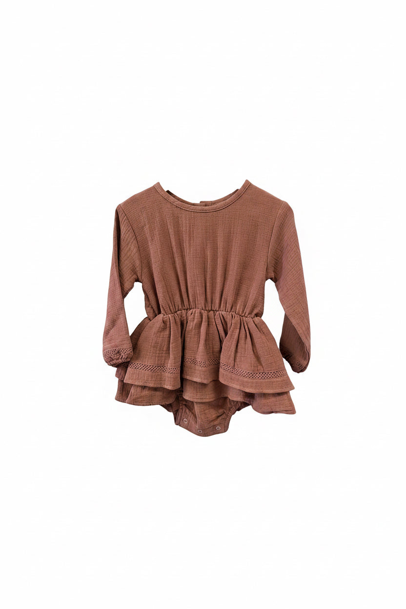 Brown Quincy Mae Dress, 18-24m