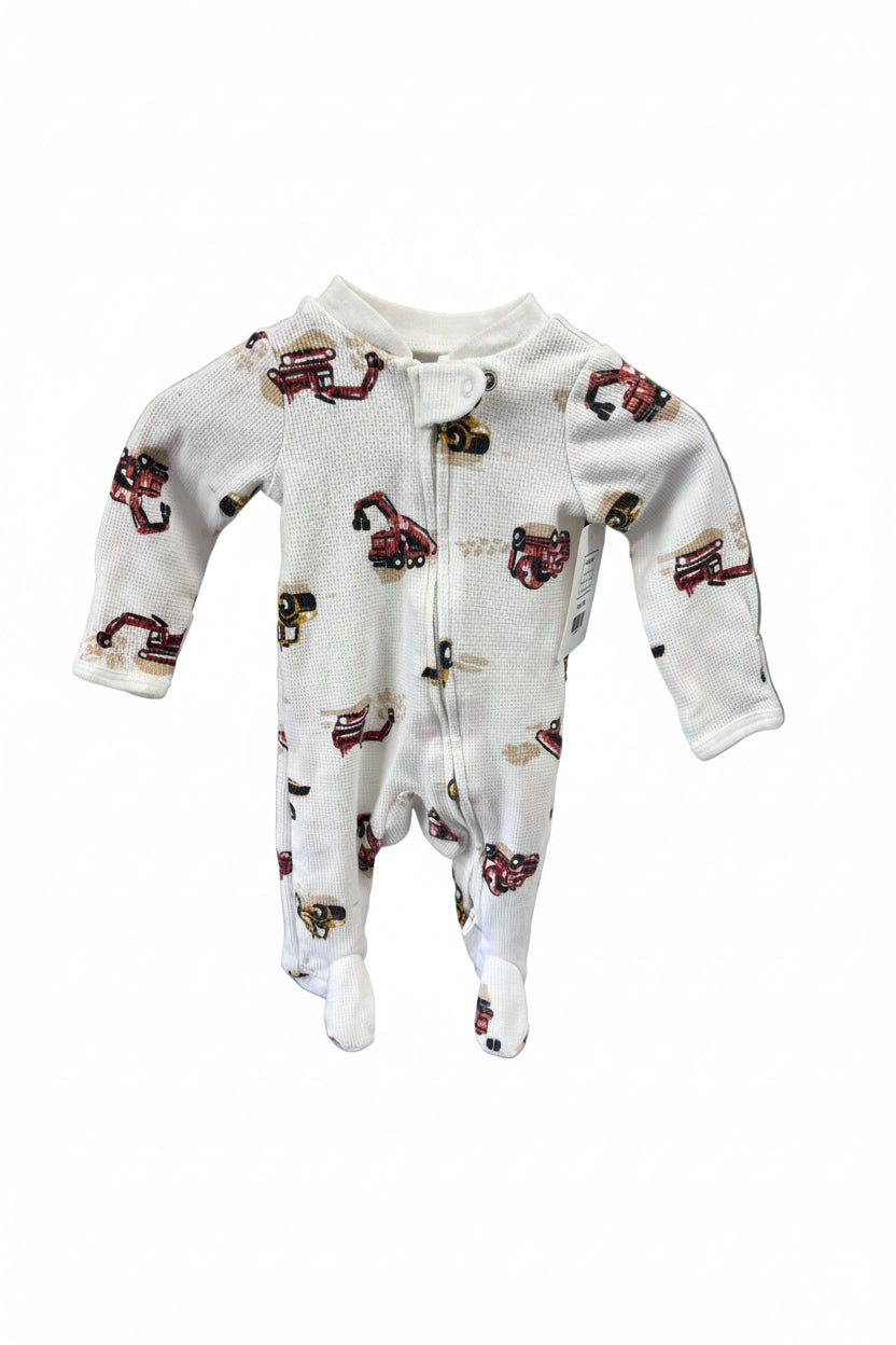 White Carters Sleeper, Newborn