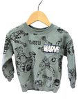 Green Misc Sweatshirt, 3y