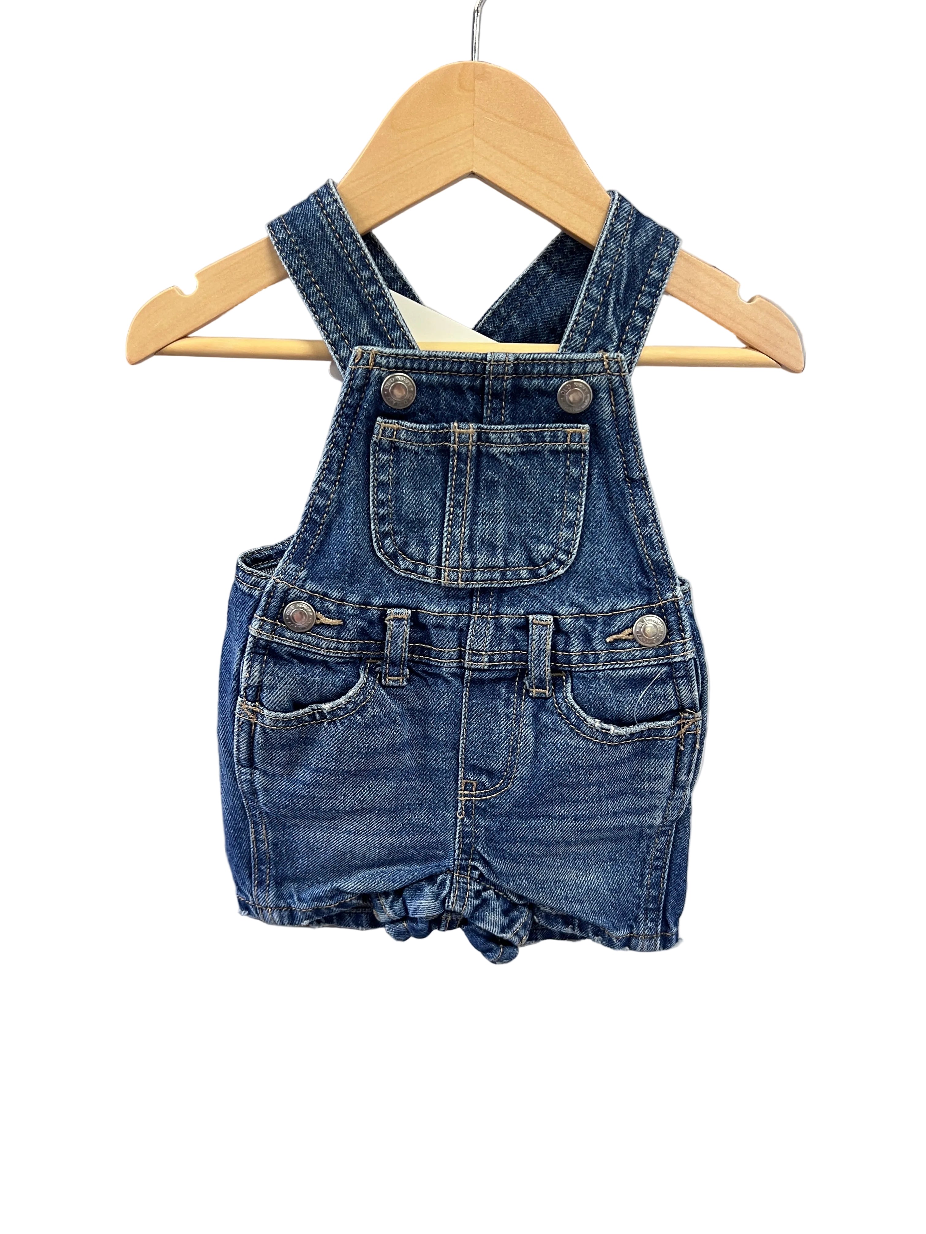 Denim Old Navy Overalls, 0-3m