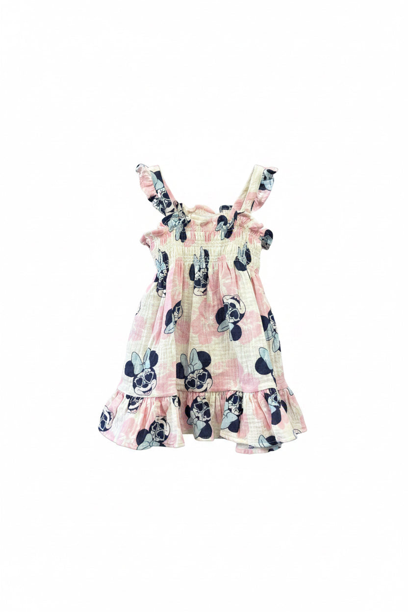 Pink Disney Baby Dress, 3-6m