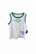 White Misc Tank Top, 6-7y