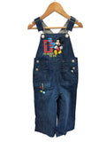 Denim Disney Overalls, 2T