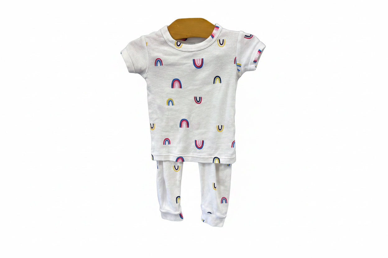 White Gap Pajamas, 12-18m