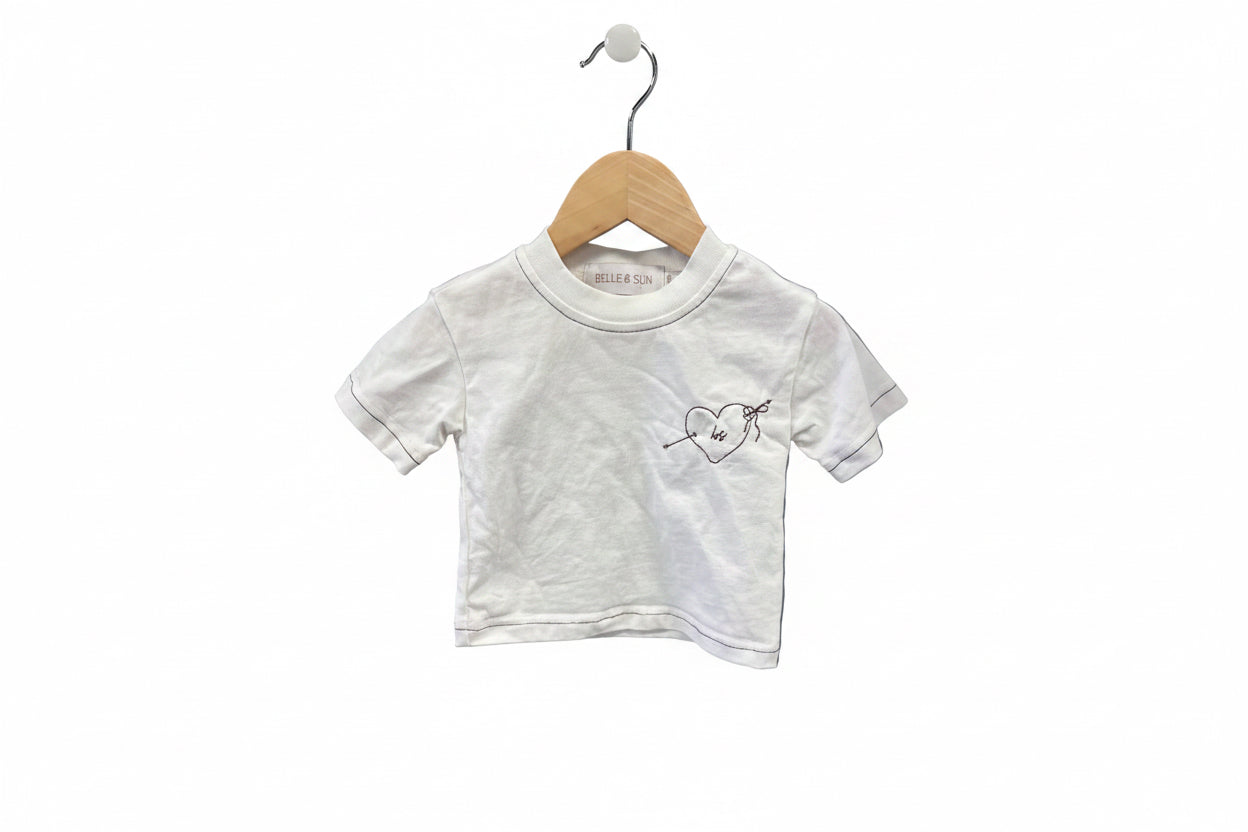 ivory Belle & Sun T-Shirt, 0-6m