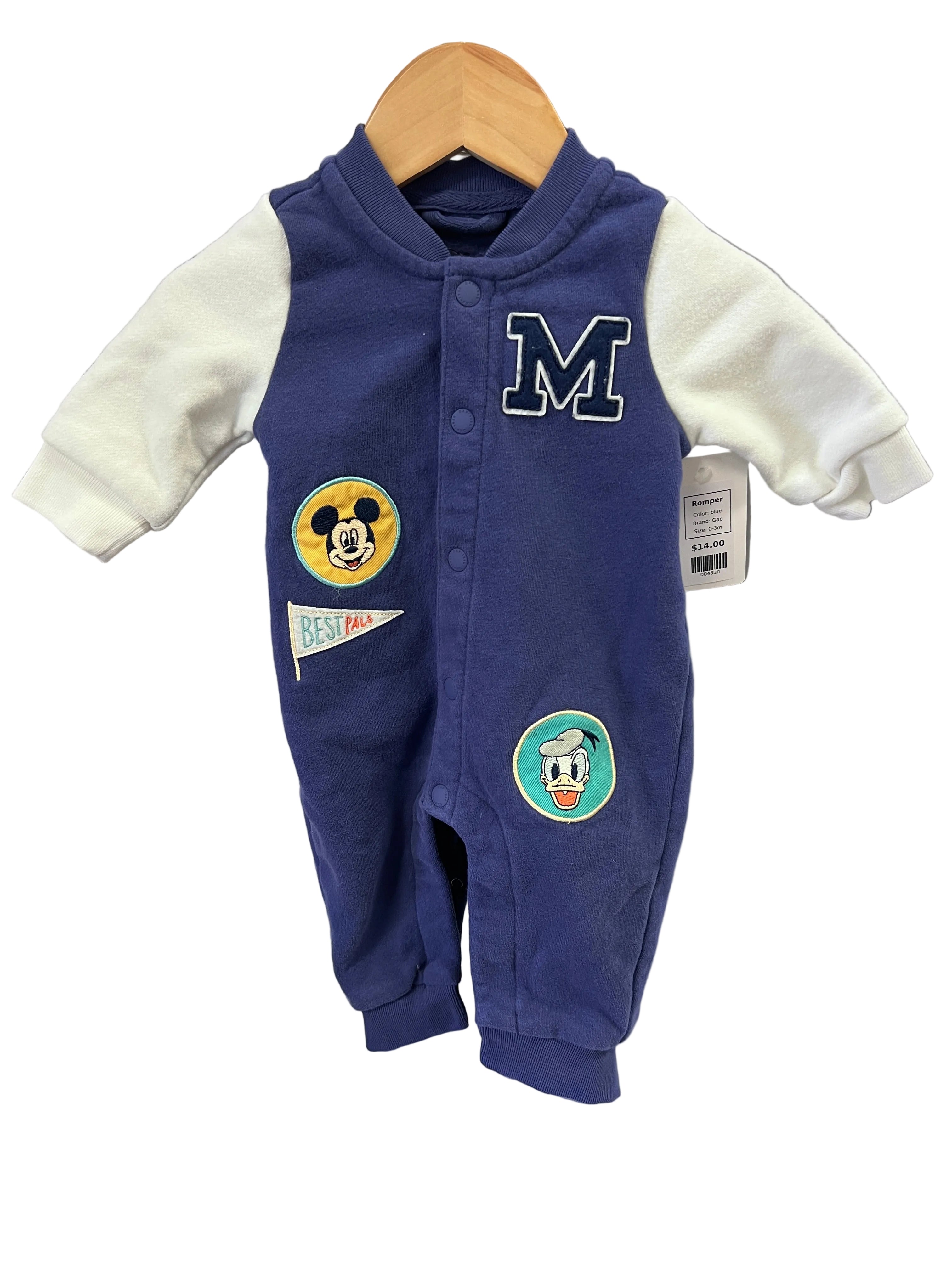 blue Gap Romper, 0-3m