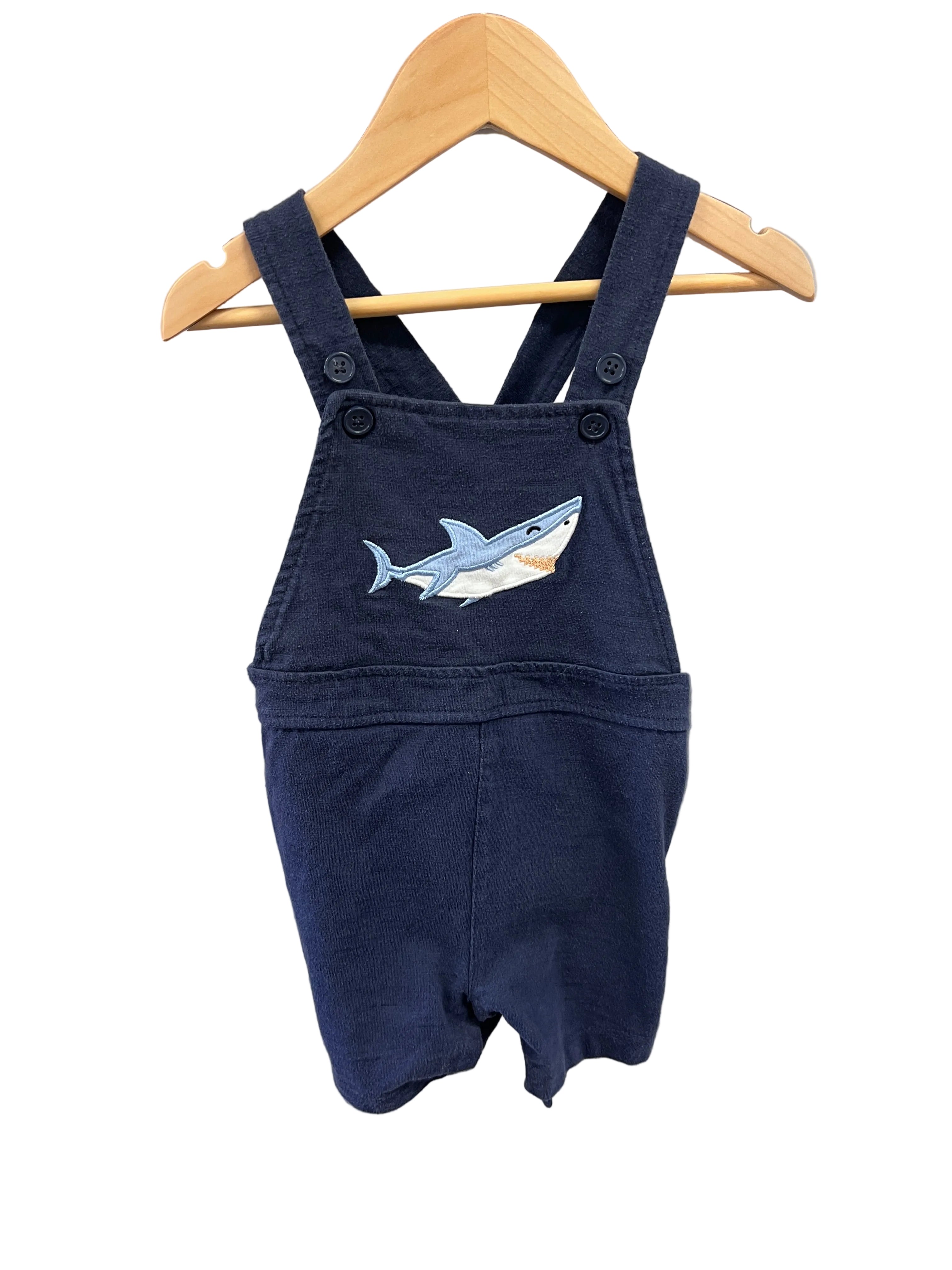 Navy Pekkle Overalls, 18m