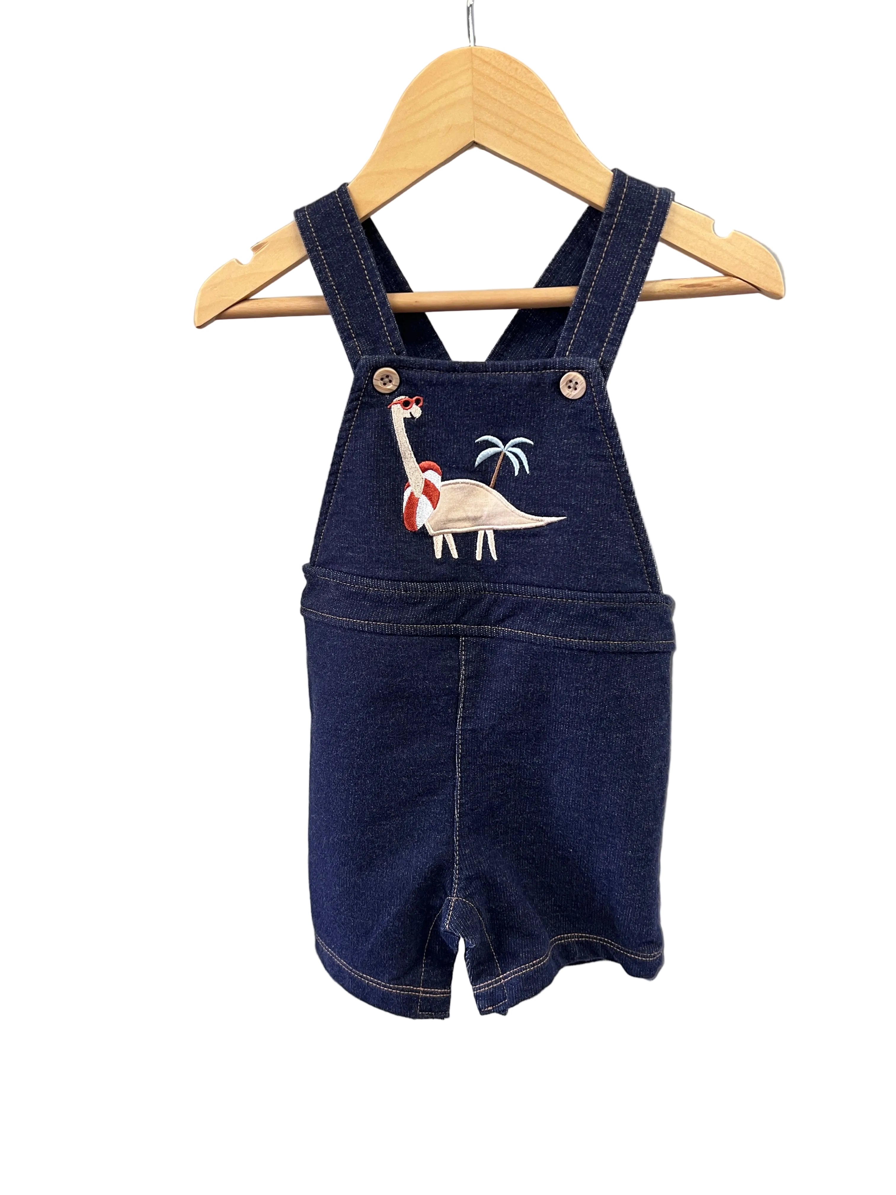 Blue Pekkle Overalls, 12m