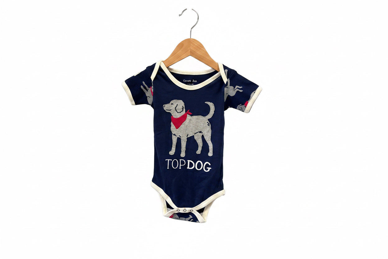 Navy Little Blue House Onesie, 12-18m