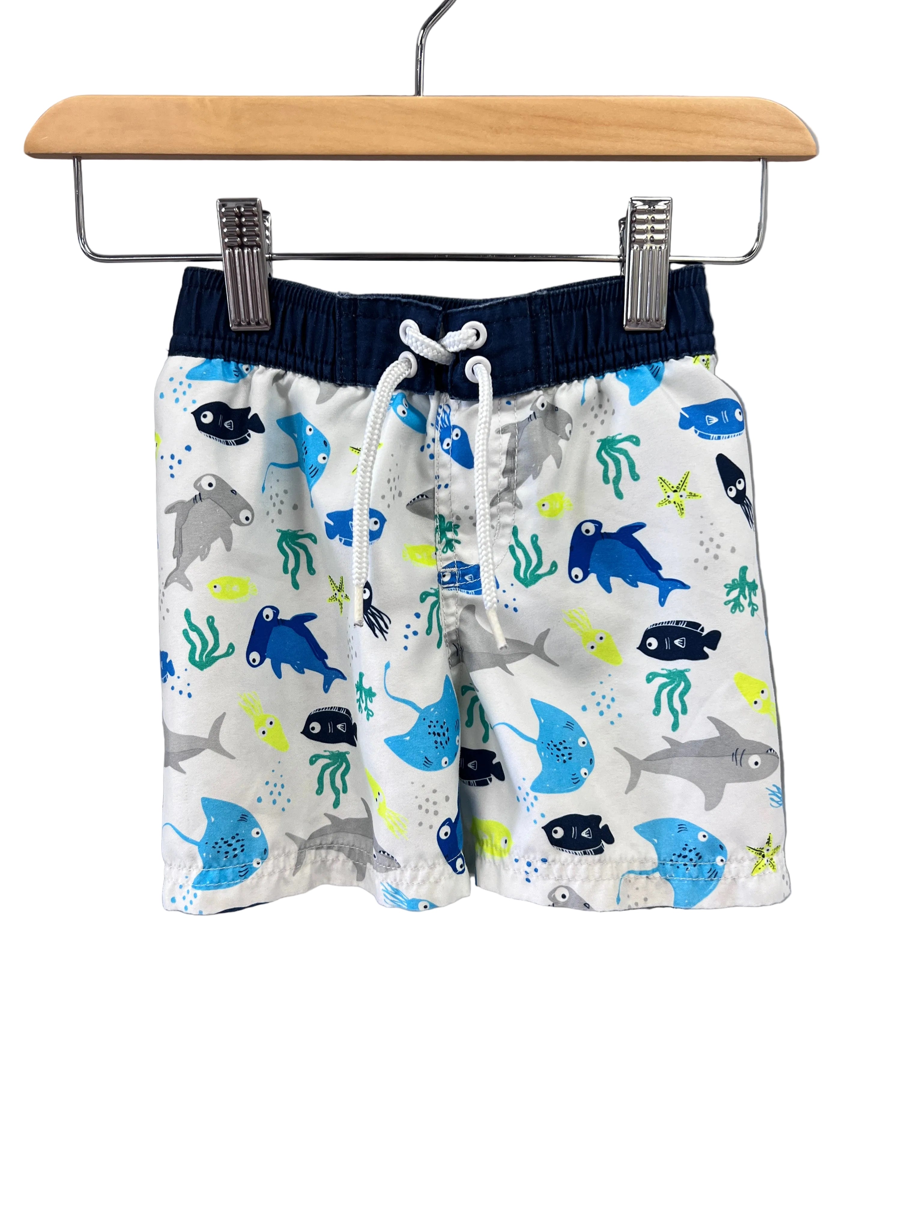 White Misc Swim, 12-18m