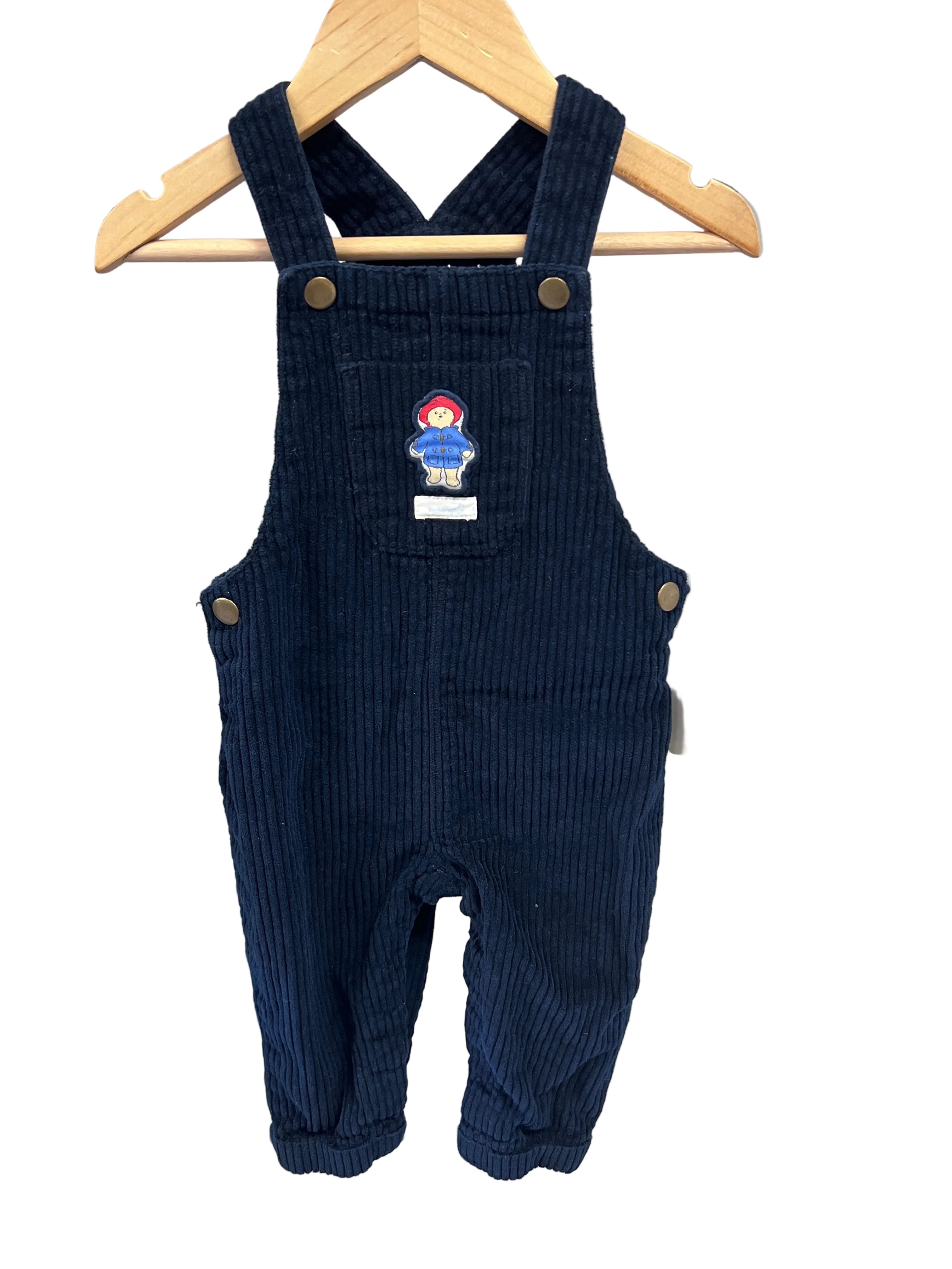 Navy M+S Overalls, 9-12m