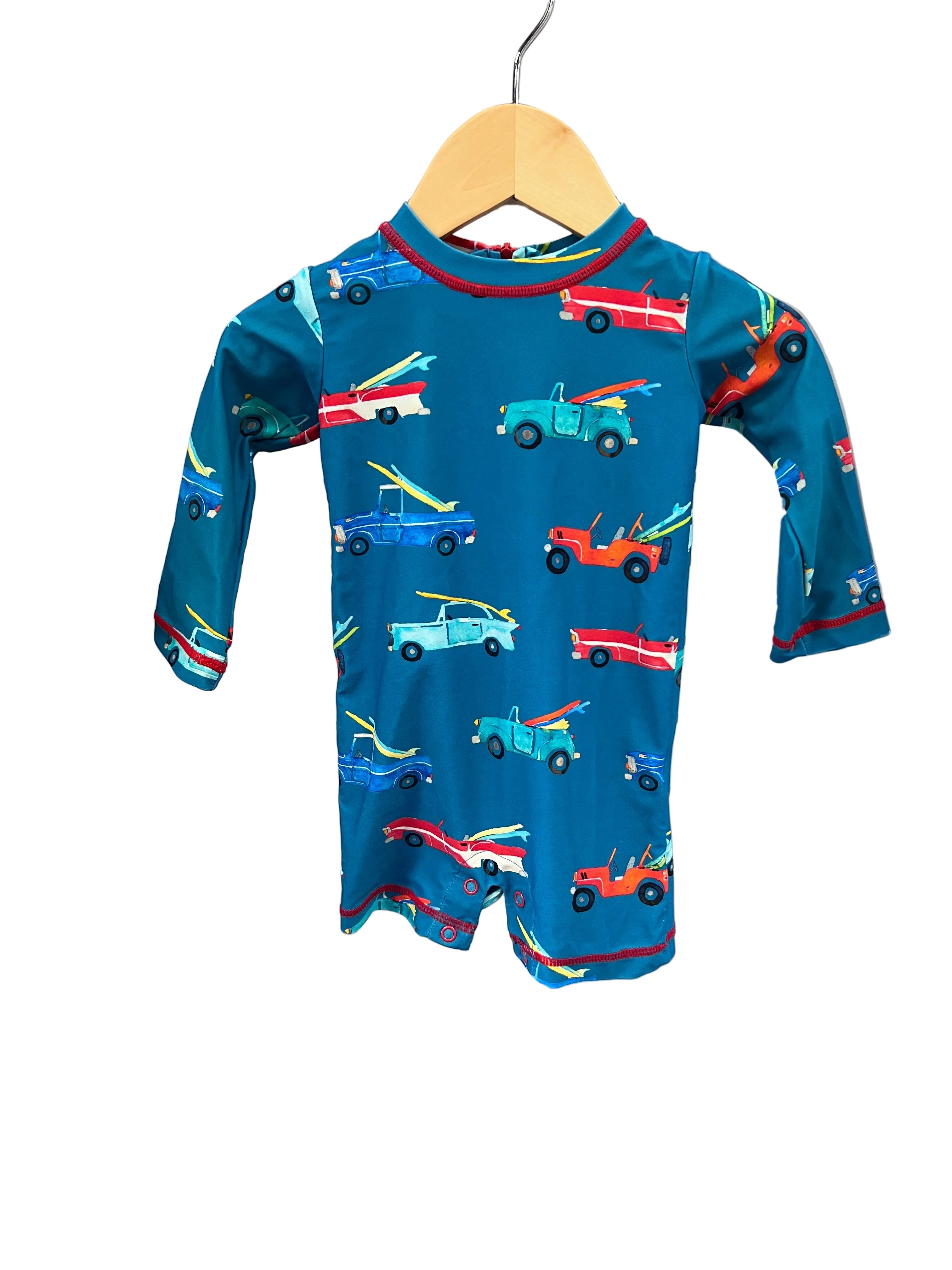 Teal Hatley Swim, 3-6m