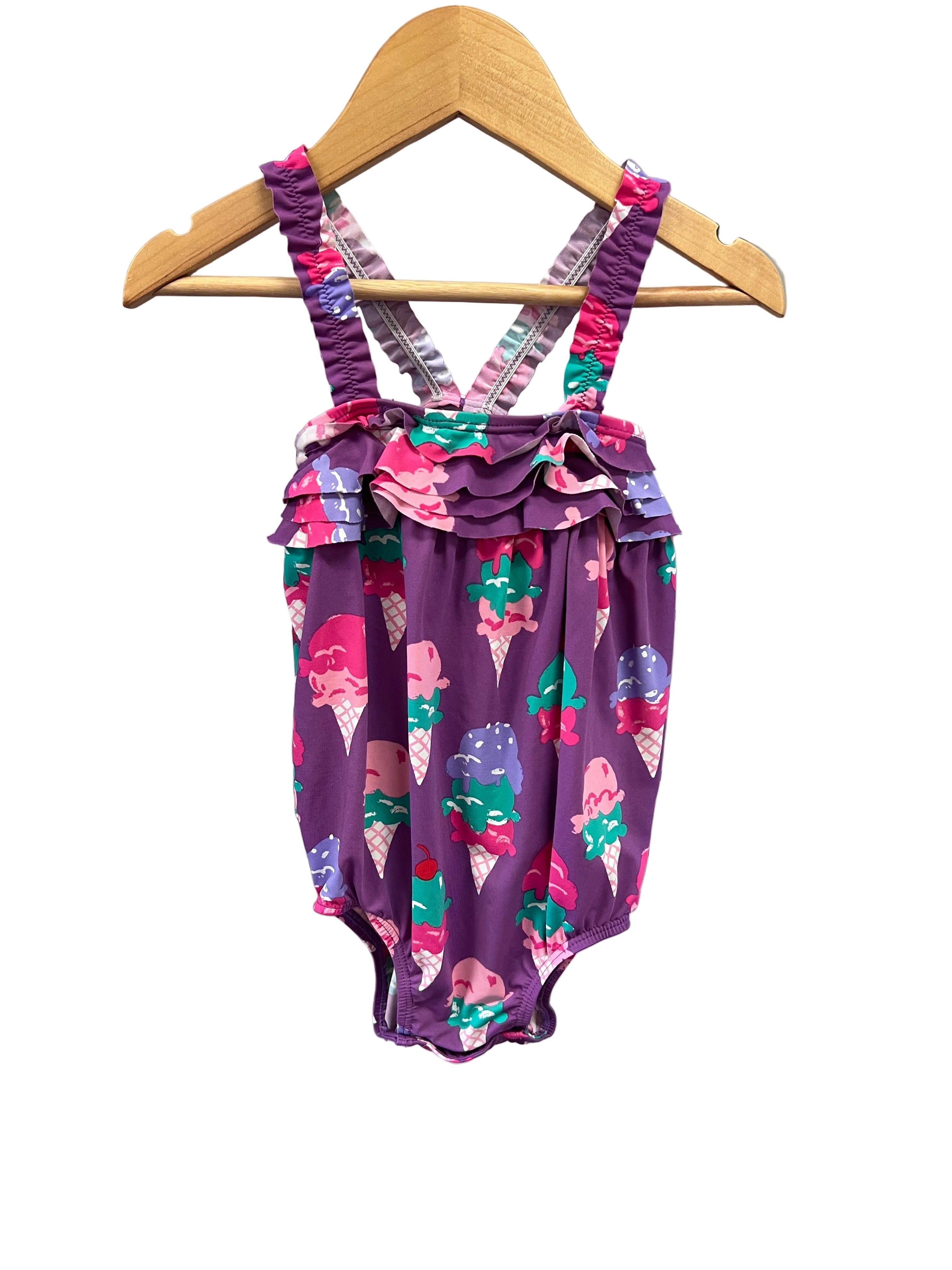 purple Hatley swim, 18-24m