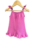 pink Zara Romper, 9-12m
