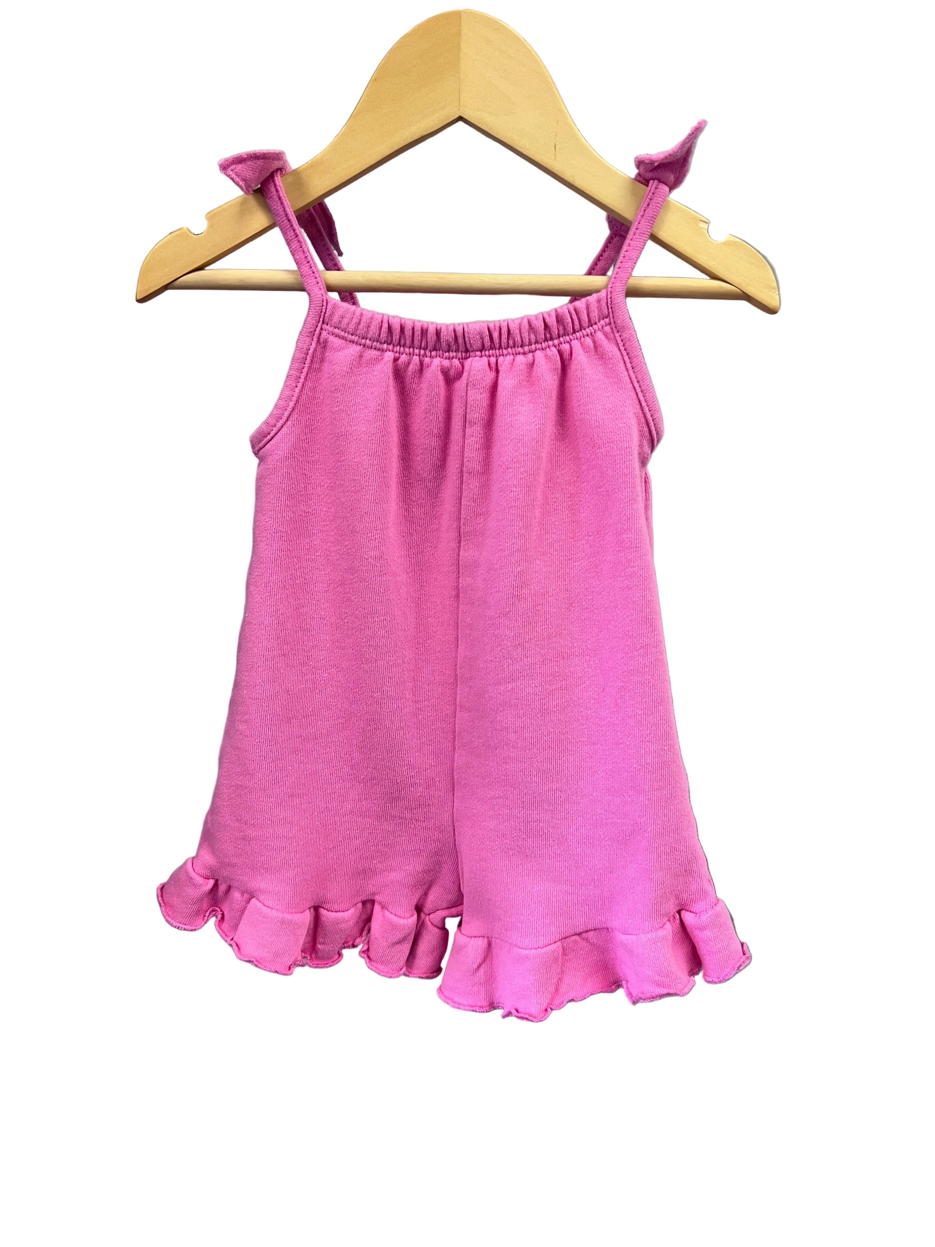 pink Zara Romper, 9-12m