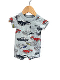 Blue Tea Collection Romper, 3-6m