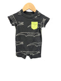 Grey Tea Collection Romper, 0-3m