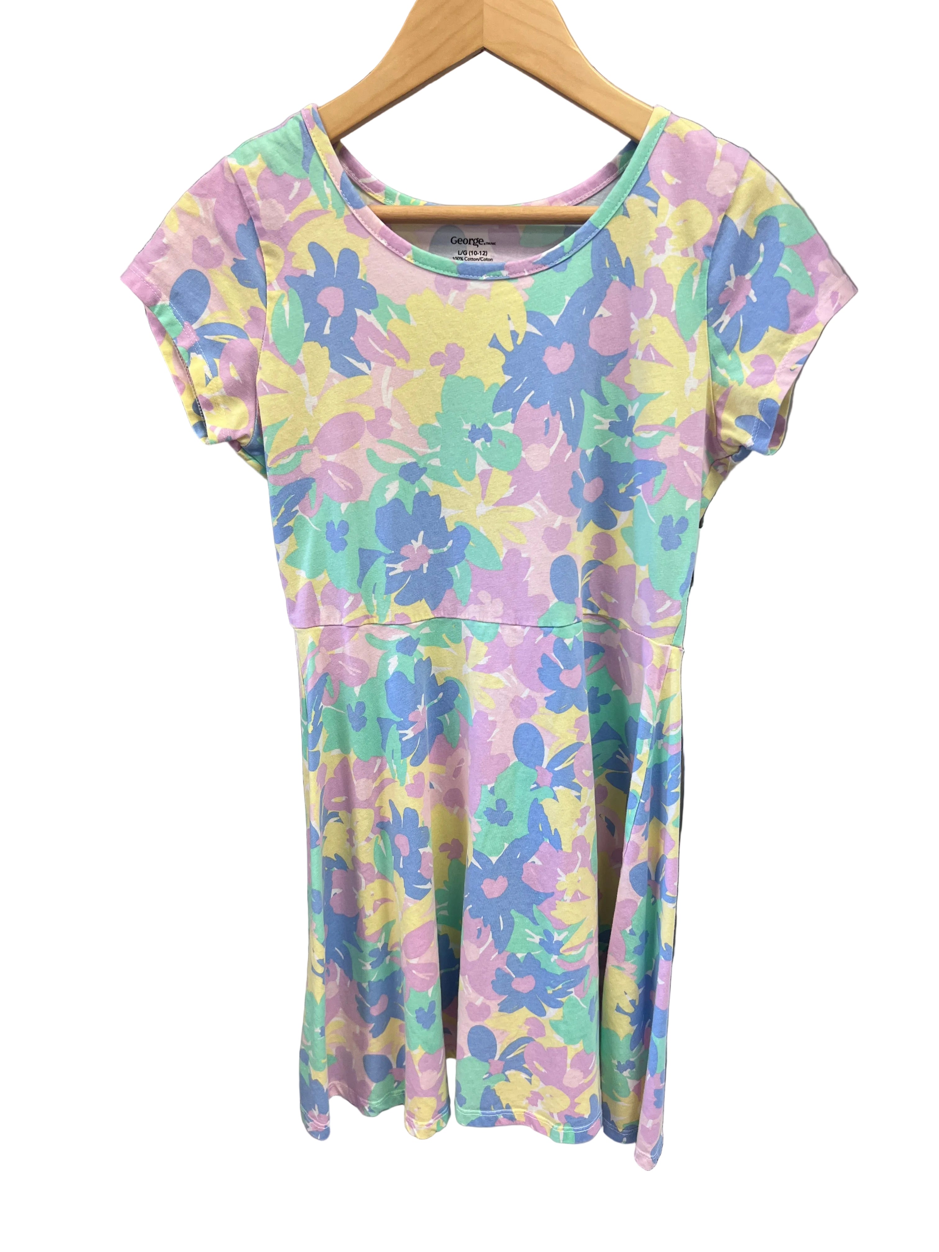 Multi-Color George Dress, 10-12y