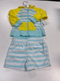 Stripe Wonder Nation set, 12m