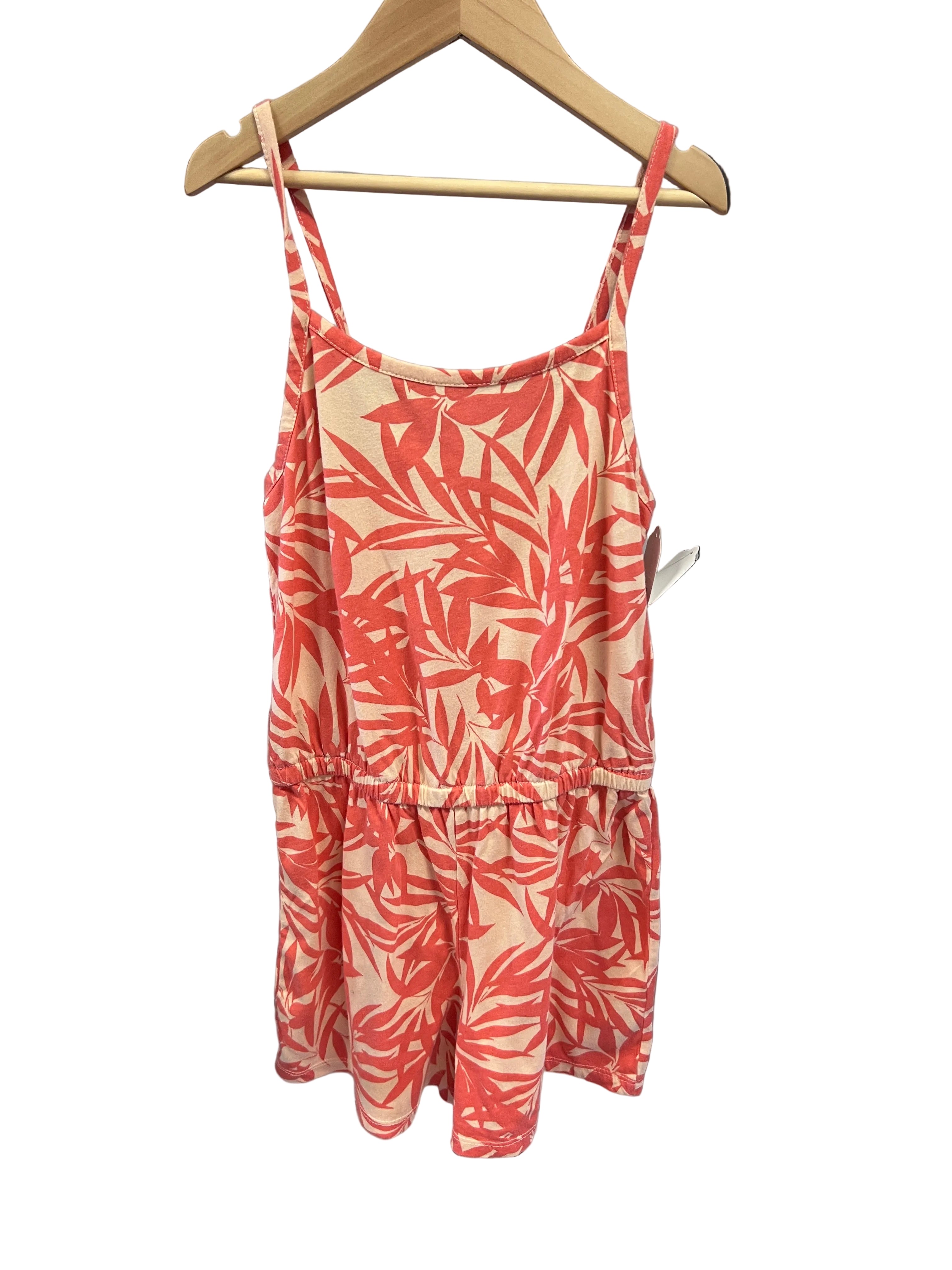 orange Old Navy romper, 10-12y