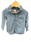 Denim H&M Dress Shirt, 6-9m
