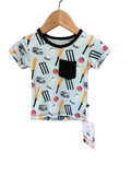 Blue Kickee Pants T-Shirt, 6-12m