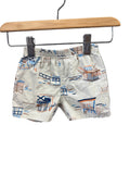 tan carters shorts, 6m