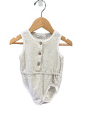oatmeal Rise Little Earthlings romper, 6-9m