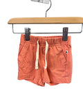 Orange gap shorts, 3-6m