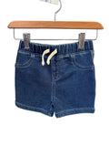 denim Joe Fresh shorts, 12-18m